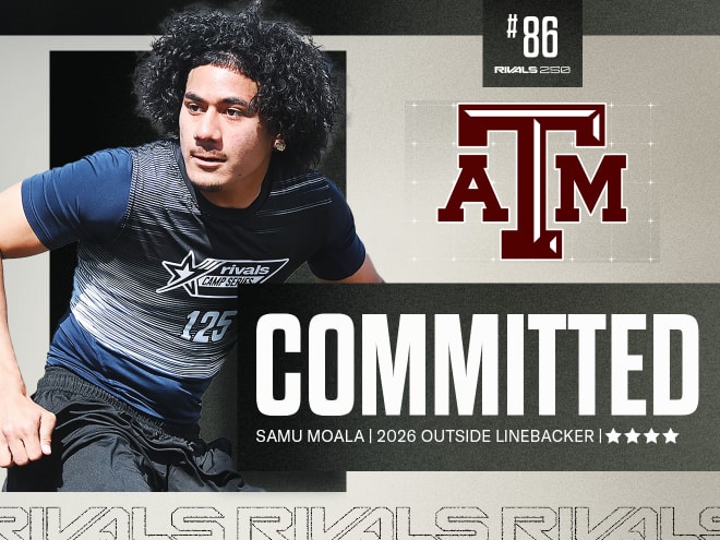 Four-star LB Samu Moala breaks down Texas A&M pledge