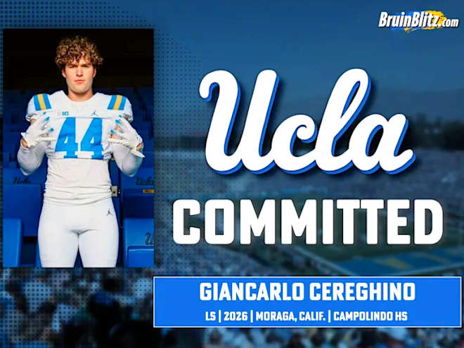 Long snapper Giancarlo Cereghino commits to UCLA