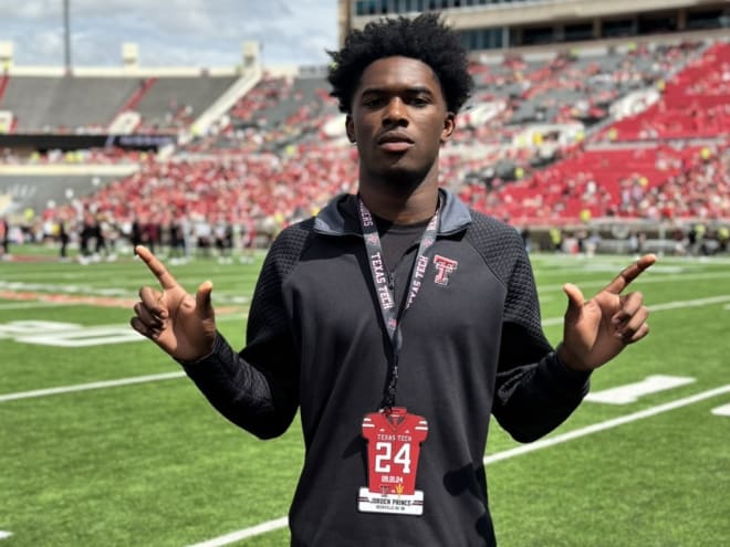 2026 RB prospect Jorden Prince felt "at home" at Texas Tech