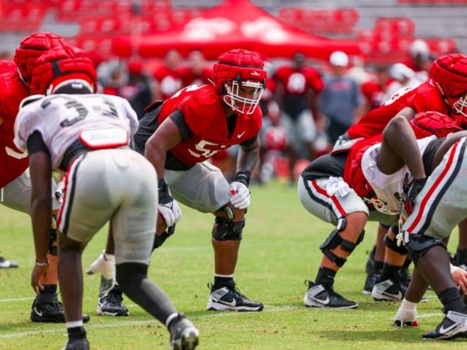 Stacy Searels gives his take on Georgia's returning offensive linemen