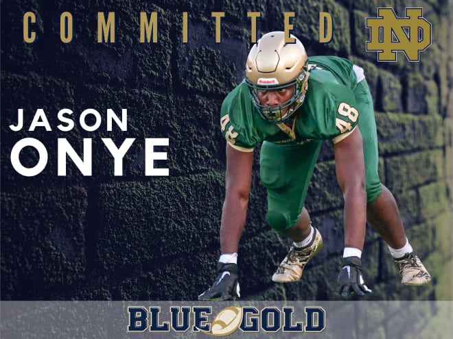 2021 DE Jason Onye Commits To Notre Dame Fighting Irish