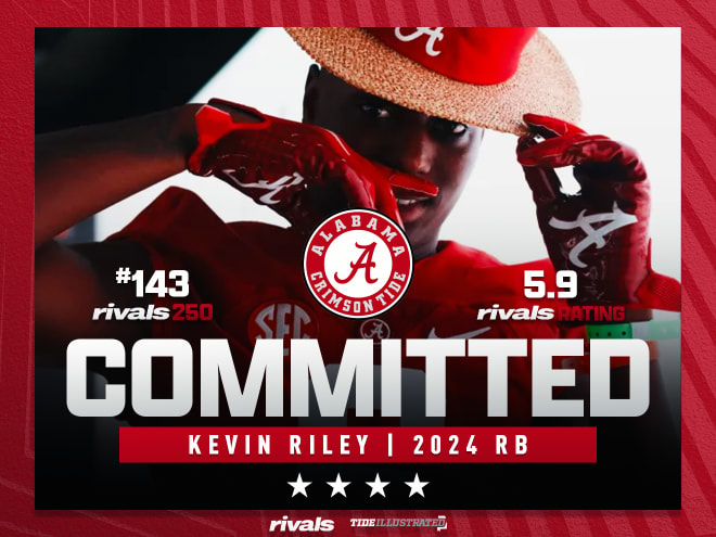 Top 10 RB recruit, local star Kevin Riley flips to Alabama