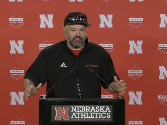 Game Week Q&A: Nebraska head coach Matt Rhule speaks ahead of Indiana clash