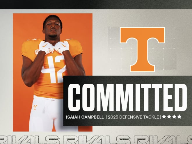 COMMIT ALERT: 2025 4-star DT Isaiah Campbell picks Tennessee football