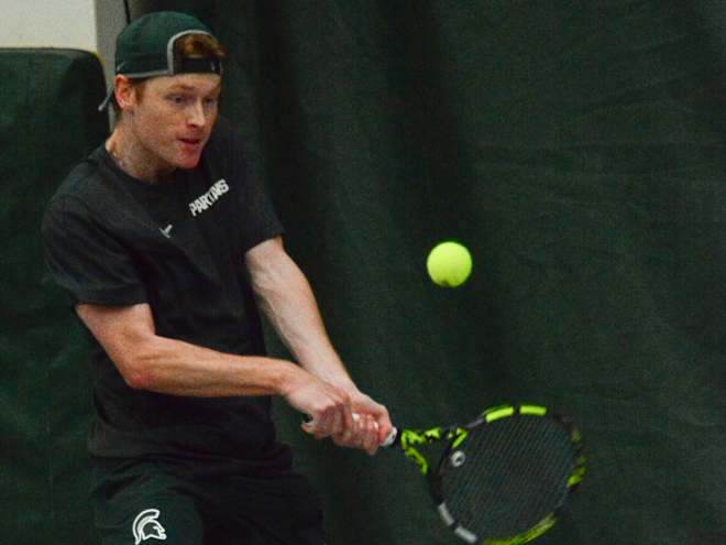 Michigan State Men's Tennis advances to the 2nd round of the NCAA Tourney