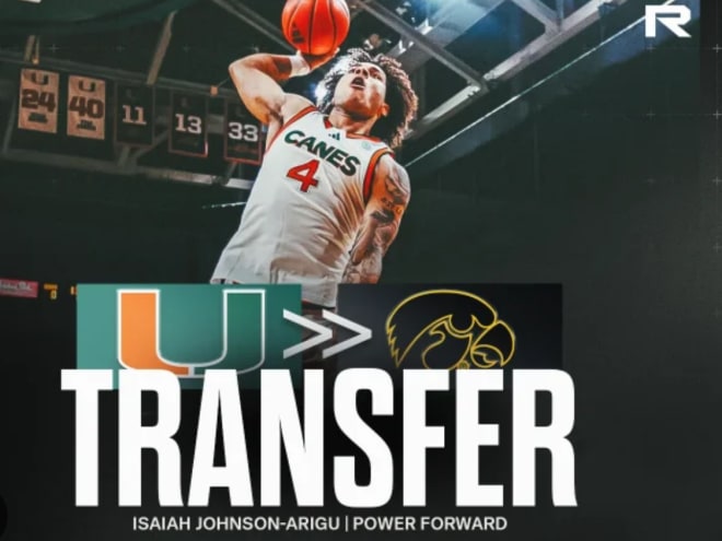 Miami freshman Isaiah Johnson-Arigu transfers to Iowa