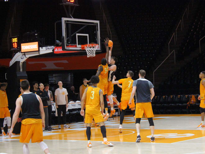 GALLERY: Tennessee basketball practices ahead of trip to Auburn