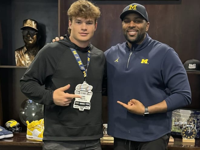 Multi-day Michigan visit blows away 2025 four-star LB Luke Metz