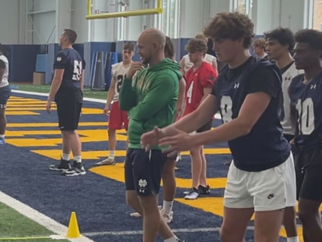 2026 TE prospect Sam Hamilton talks Notre Dame camp, tight end legacy