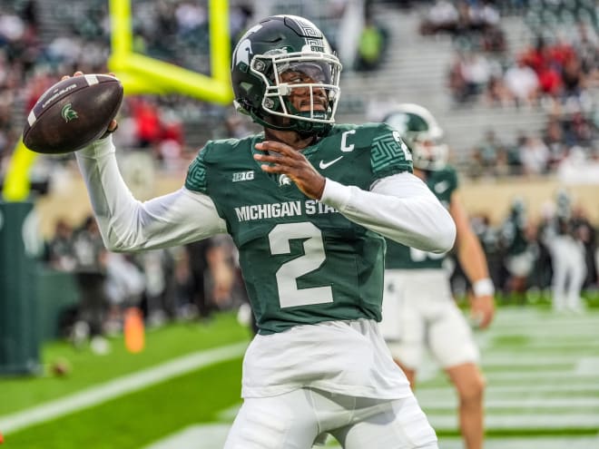 MSU's Aidan Chiles on learning from week to week and 'big stage' vs. Oregon