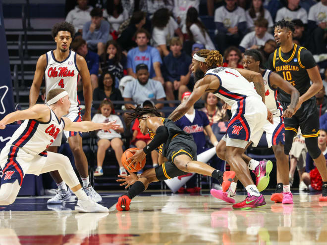 Rebels convert defense to offense to overcome Grambling upset bid