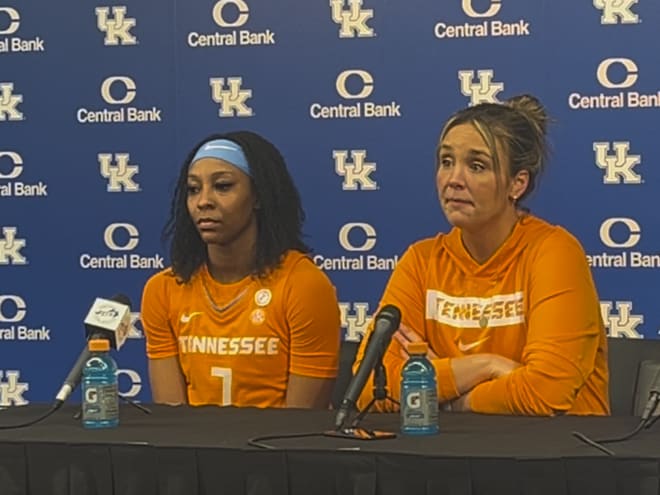 WATCH: Lady Vols coach Kim Caldwell reacts to blowout loss at Kentucky