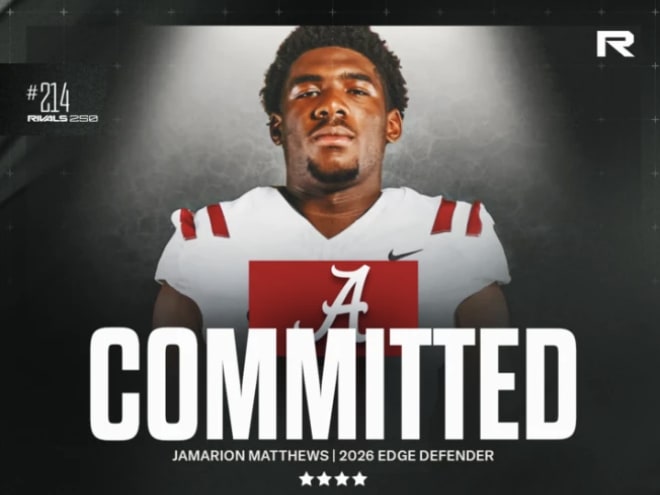 Alabama lands a commitment from four-star EDGE Jamarion Matthews