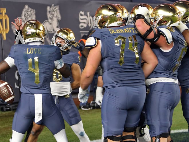 Game balls go to the guys in the trenches for Notre Dame in Army win