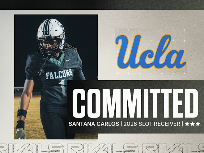 UCLA continues Sunshine State run with receiver Santana Carlos
