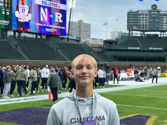 2027 QB Bryce Backus recaps Wrigley visit