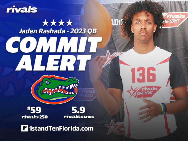 Four-star QB Jaden Rashada flips from Miami to Florida