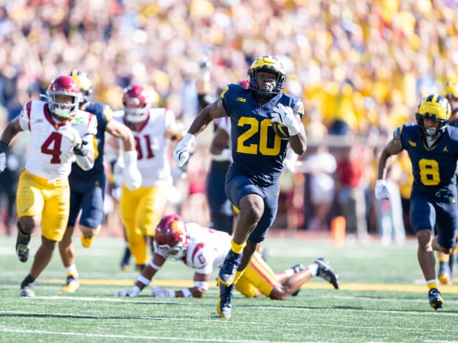 Three takeaways: Kalel Mullings carries Michigan to 27-24 victory over USC