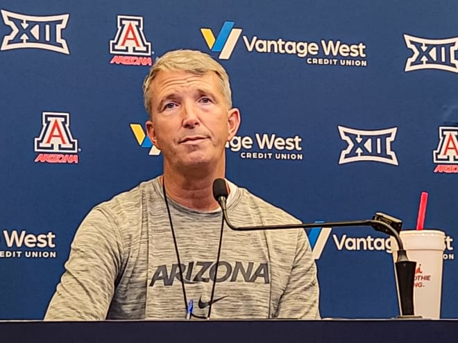 WATCH: Arizona HC Brent Brennan postgame following 28-22 loss to Texas Tech