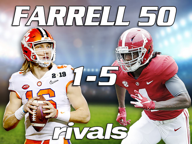 Farrell 50: CFB's top players, Nos. 1-5