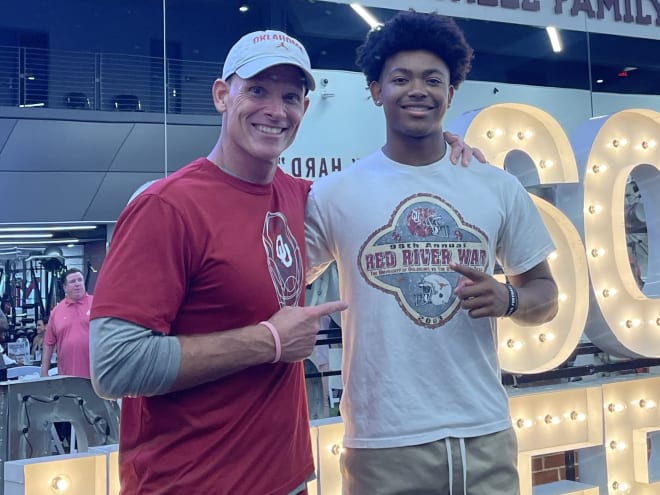 Four-star WR Jaylen Pile enjoys Oklahoma, connects with QB commit