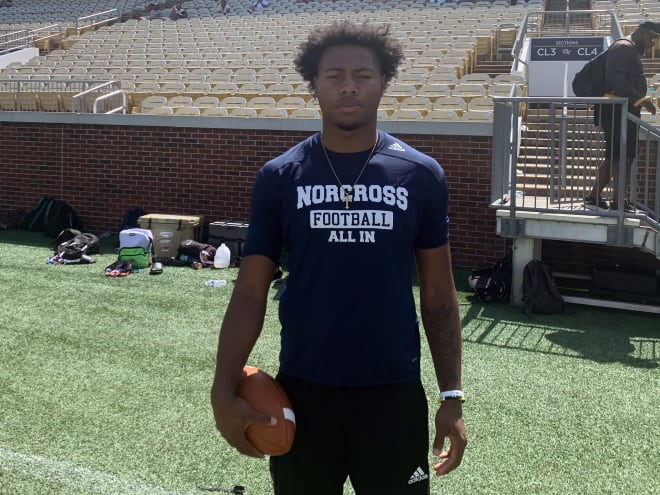 Georgia receiver Nakai Poole talks about MSU visits