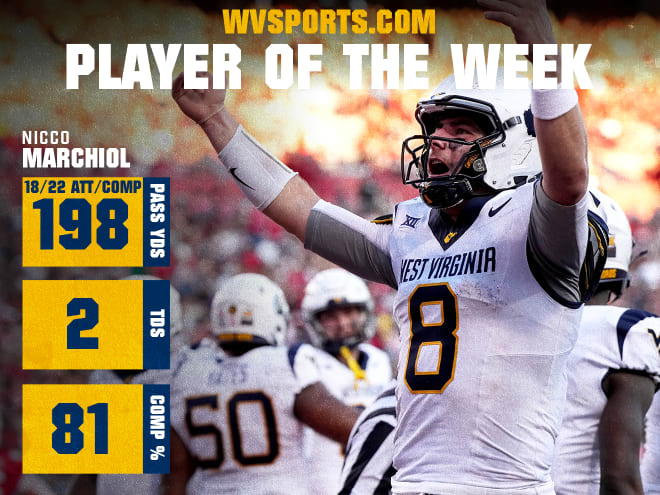 WVSports.com Player of the Week: Nicco Marchiol