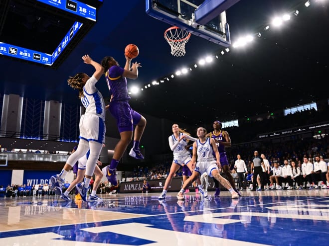 LSU WBB earns a gritty road win over No. 14 Kentucky, 65-58