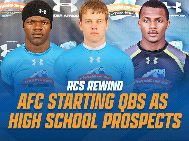 RCS rewind: Check out AFC's starting QBs as HS prospects