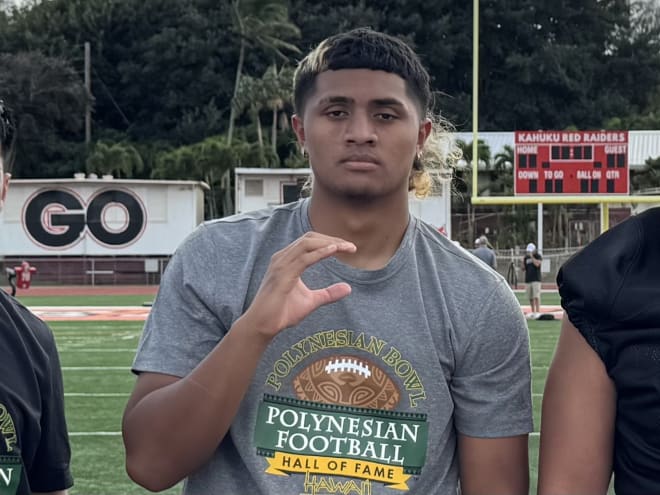 WATCH: Cal QB Jaron Sagapolutele in action on Day 2 at the Polynesian Bowl