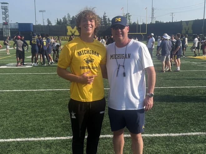 Michigan targets 2028 QB Brady Quinn: 'I will definitely be back'