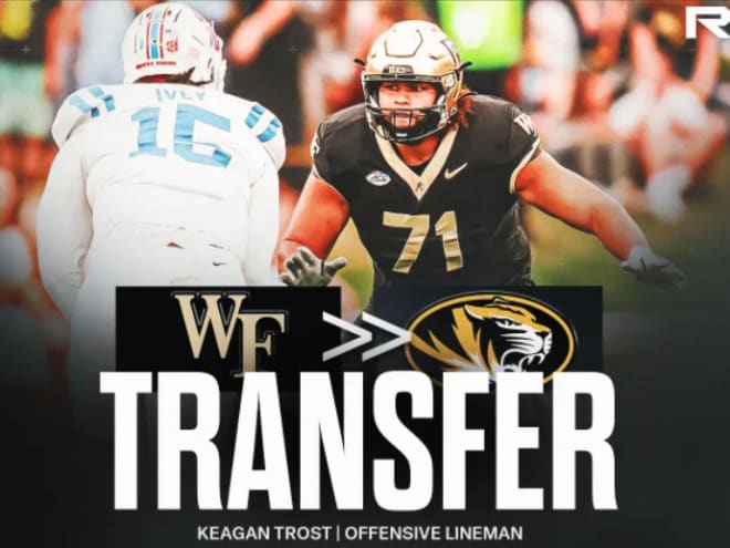 Wake Forest transfer OT Keagen Trost commits to Mizzou