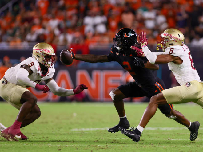 PFF grades, snap counts, statistical analysis from FSU's loss at Miami