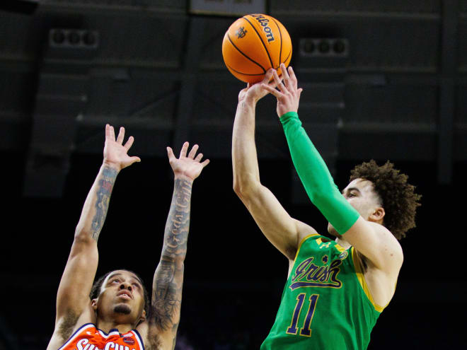 Notre Dame MBB finds the right mix to put the squeeze on Orange, 69-64