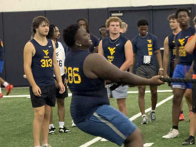 2028 DL Tervon Glass talks West Virginia camp experience
