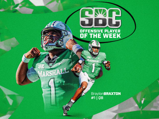 Braylon Braxton Named SBC Offensive Player of Week