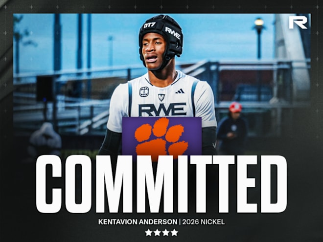 Clemson secures a commitment from in-state DB Kentavion Anderson