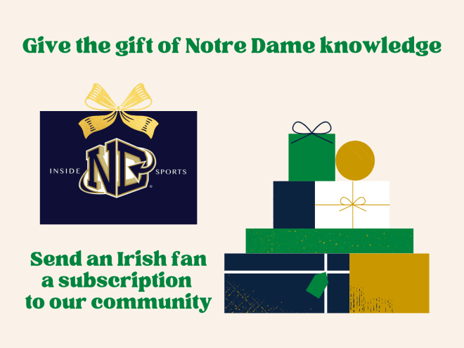 The perfect gift for a Notre Dame fan? An Inside ND Sports subscription!