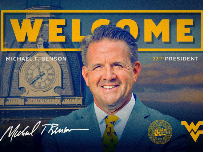 West Virginia University names Benson as 27th president