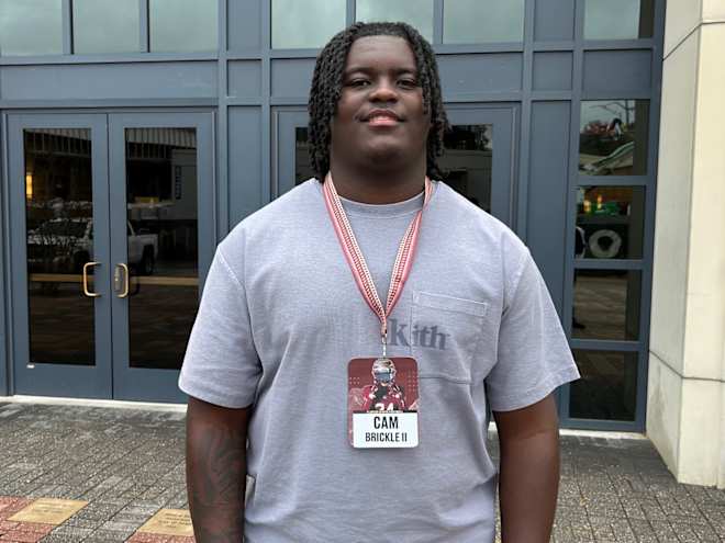 Three-star DL Cam Brickle excited by FSU offer, first trip to campus