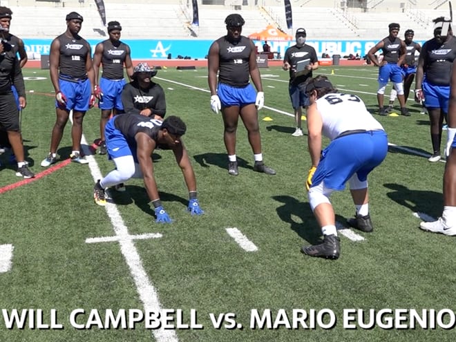 Five-Star Challenge: OL vs. DL 1-on-1s