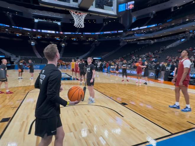 VIDEO: Iowa State players practice at NCAA Tournament