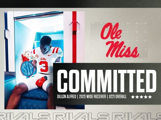 Ole Miss regains commitment from Rivals250 WR Dillon Alfred