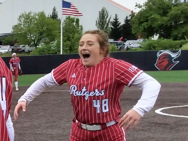 Rutgers Softball Freshman Ella Harrison Records No-Hitter