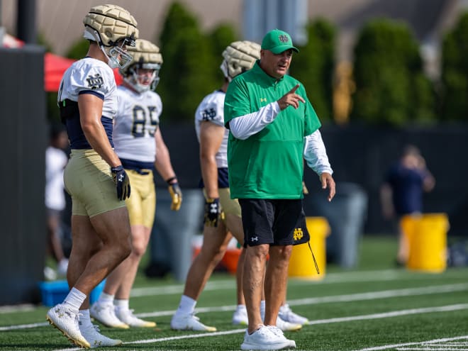 Notre Dame OC Mike Denbrock's press conference transcript, Georgia week