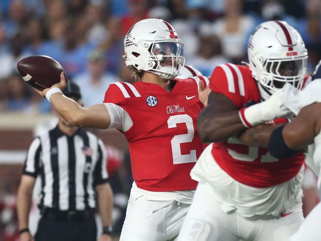 Dart throws 4 TDs, No. 5 Ole Miss rides fast start to win over Ga. Southern