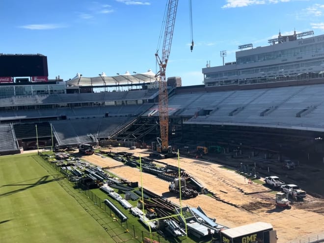 Doak renovation, football building on schedule for August completion