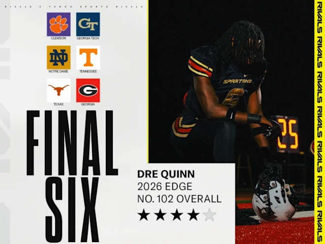 Blue-chip EDGE Dre Quinn is down to six finalists