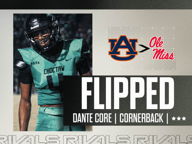 Ole Miss flips Auburn secondary commitment Dante Core