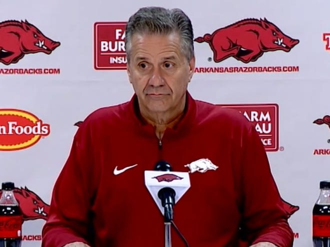 VIDEO: John Calipari postgame - Arkansas 85, Kansas 69